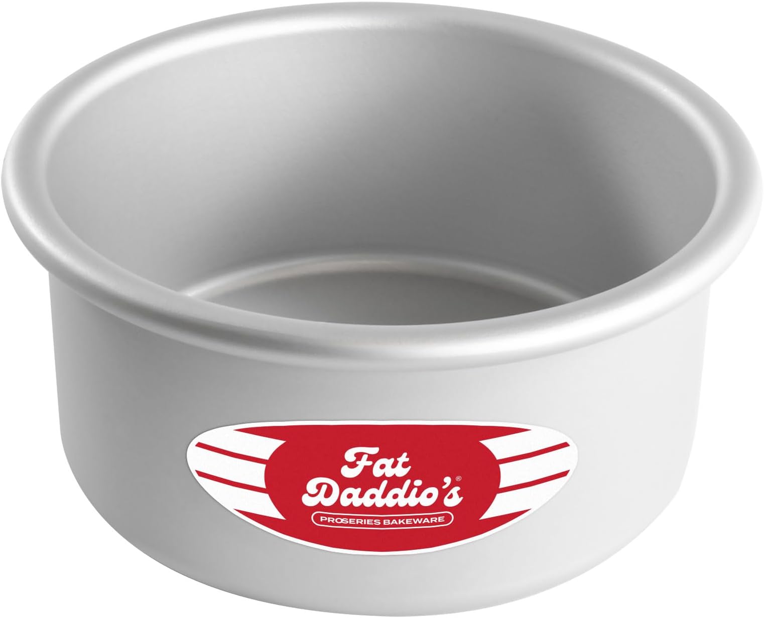 Fat Daddio's PRD-63 Anodized Aluminum Round Cake Pan, Silver