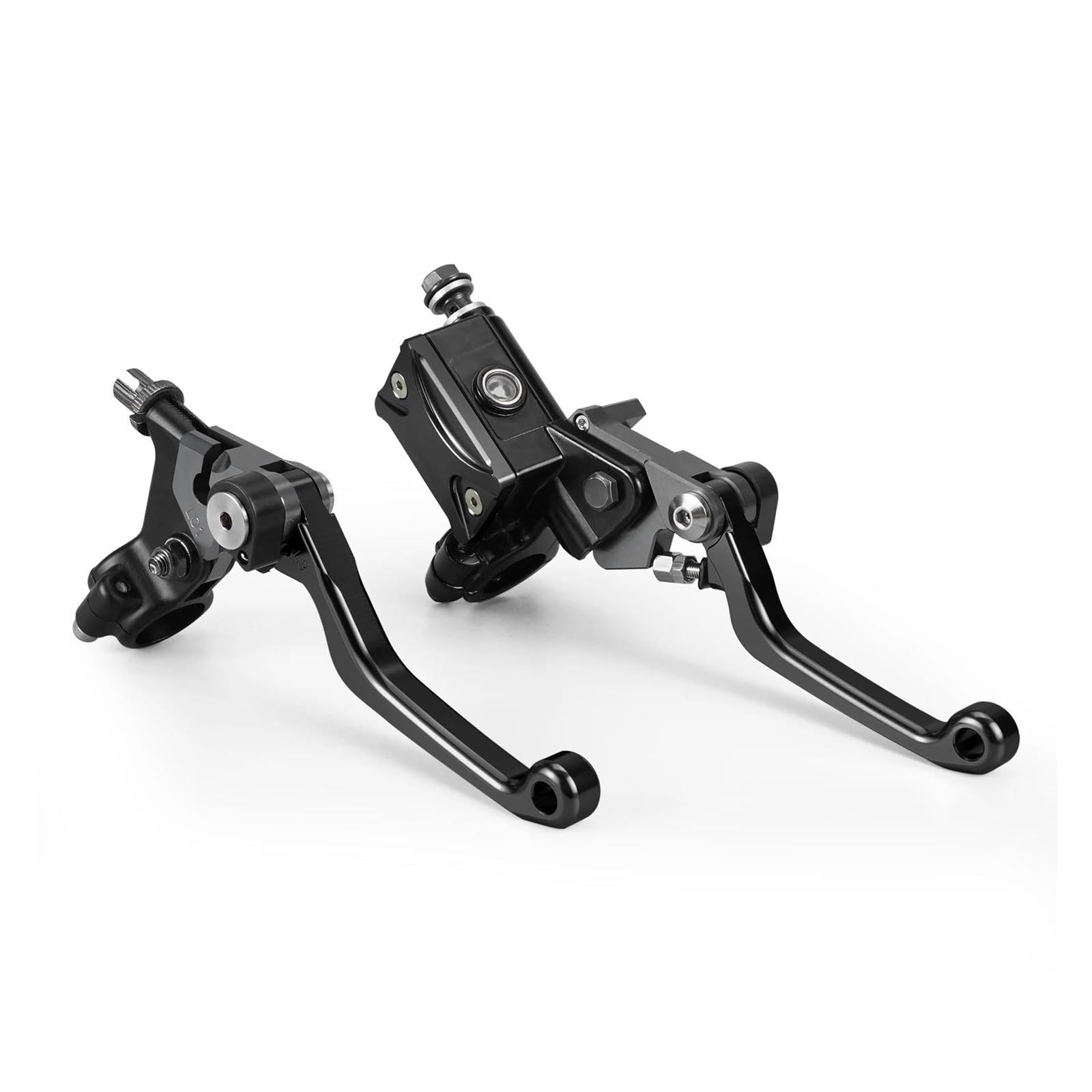 Clutch Brake Lever For CRF250R For CRF450R For CRF125F For CRF250X For CRF450X For CR80R For CR85R For CR125R For CR250R Hydraulic Brake Cable Clutch Lever Motorcycle Handlebar Grips(Zwart)
