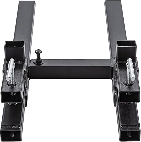 Miniatura 8 de Abrazadera en horquillas de palé con barra estabilizadora ajustable -60 pulgadas, 2000 libras máx. Horquillas de palé para cubo de tractor (60