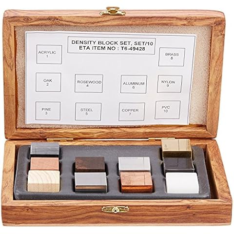 United Scientific DCSET10 Density Cube Set, 10 Cubes Cover