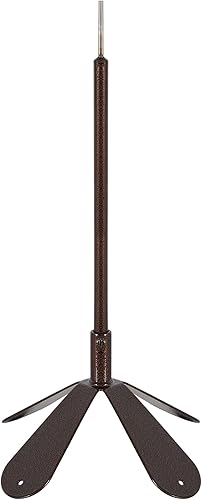 EZ Vane Weathervane - Soporte de 4 caras, acabado de cobre antiguo, hecho a mano en Estados Unidos, acero con revestimiento de triple polvo duradero