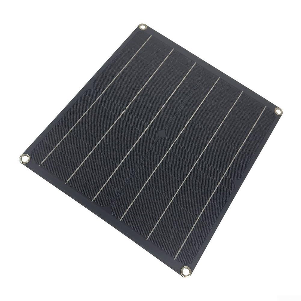 Ventola di scarico solare doppia da 25 W per circolazione dell'aria esterna con design resistente alle intemperie IP65 per capannoni da giardino, serre e camper
