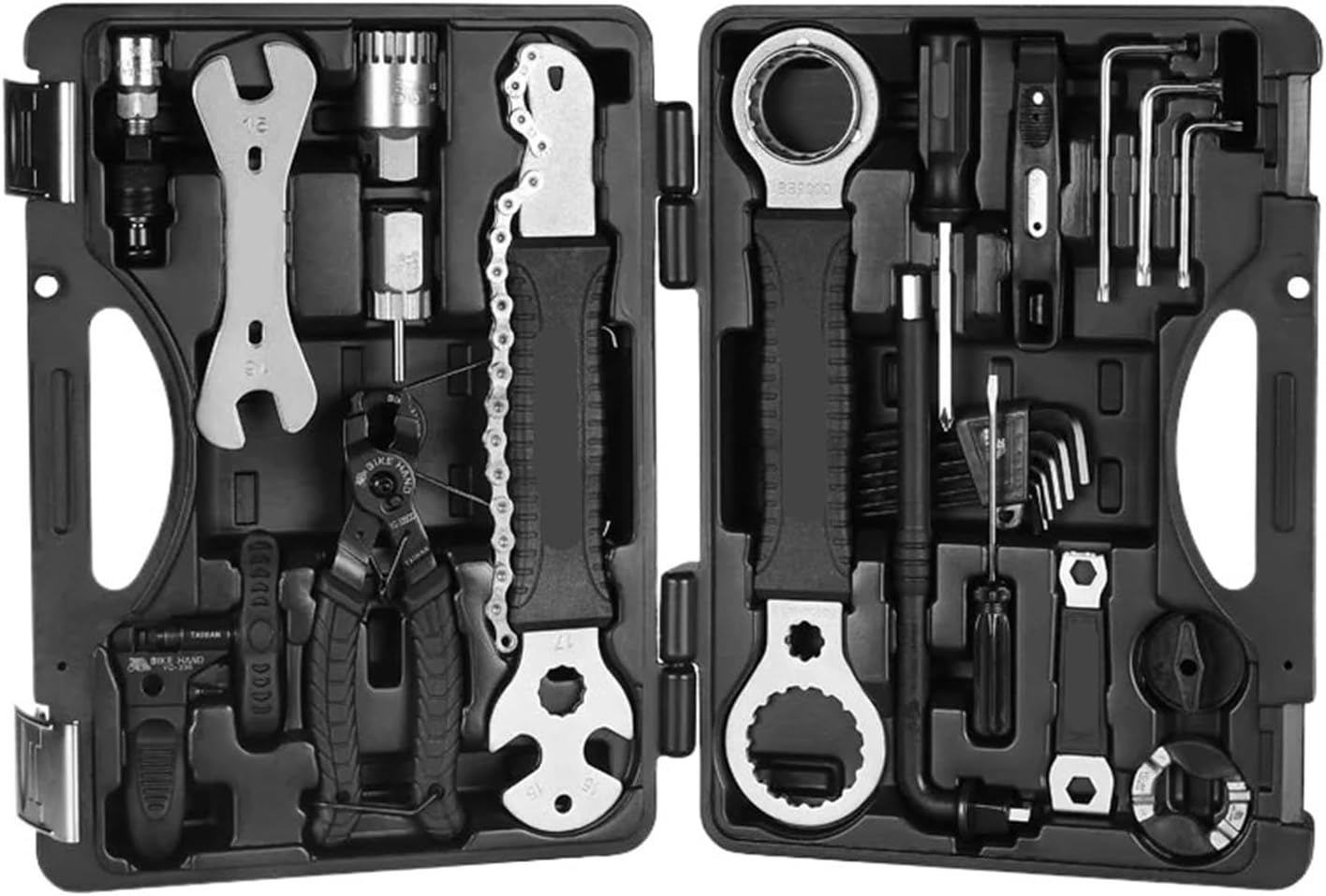 Bike Hand 18 In1 Bicycle Multifunction Repair Tool Kit Crank Bottom Bracket Chain Remove Installation Set Family Toolbox