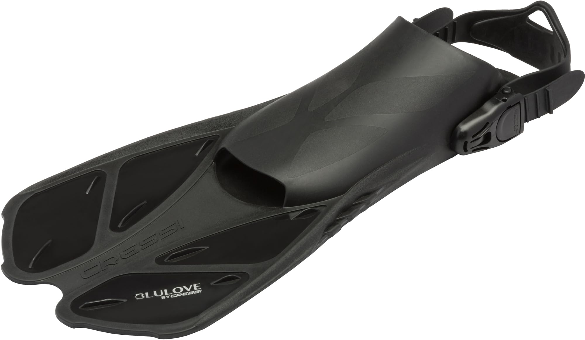 CRESSI Fins Bonete - Pinne da Nuoto Corte Regolabili per Adulti, con Fibbie Ultra Resistenti, Molto Leggere, Ideali per Viaggi