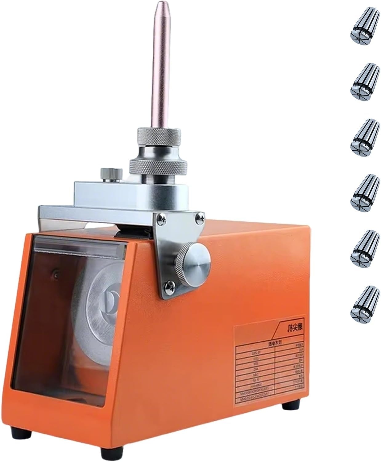 BOOZXCV Electric Tungsten Needle Grinding Machine, 60W TIG Welding Electrode Sharpener for Precision Grinding of Tungsten Electrodes, Portable and Efficient Tool