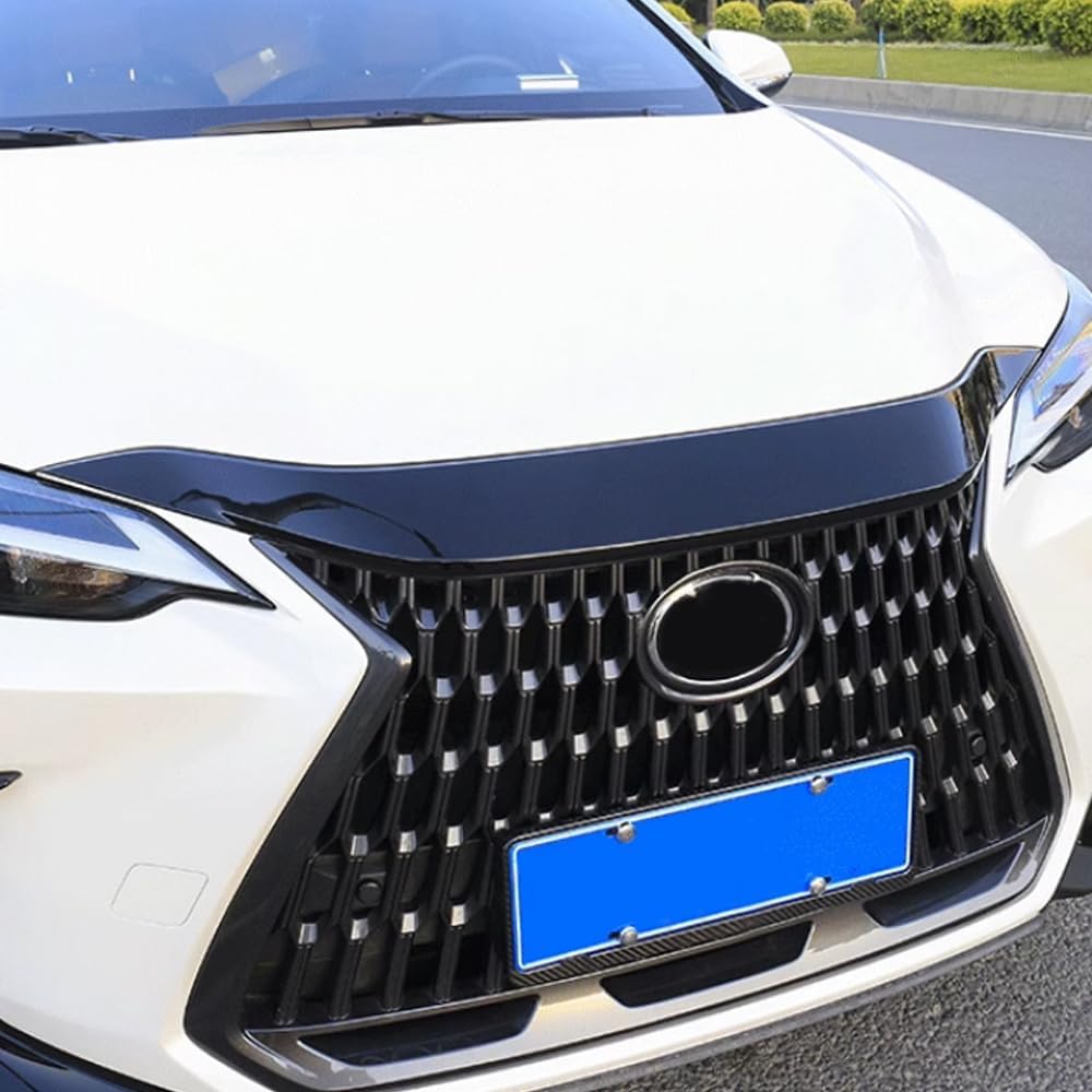 Car Accessories Front Bumper Grille Cover Moulding Trim Compatible With Lexus NX 250/350/350 F Sport/350h/450h+/450h+ F Sport 2022 2023 2024 2025 2026 (Glossy Black) 1PCS ABS