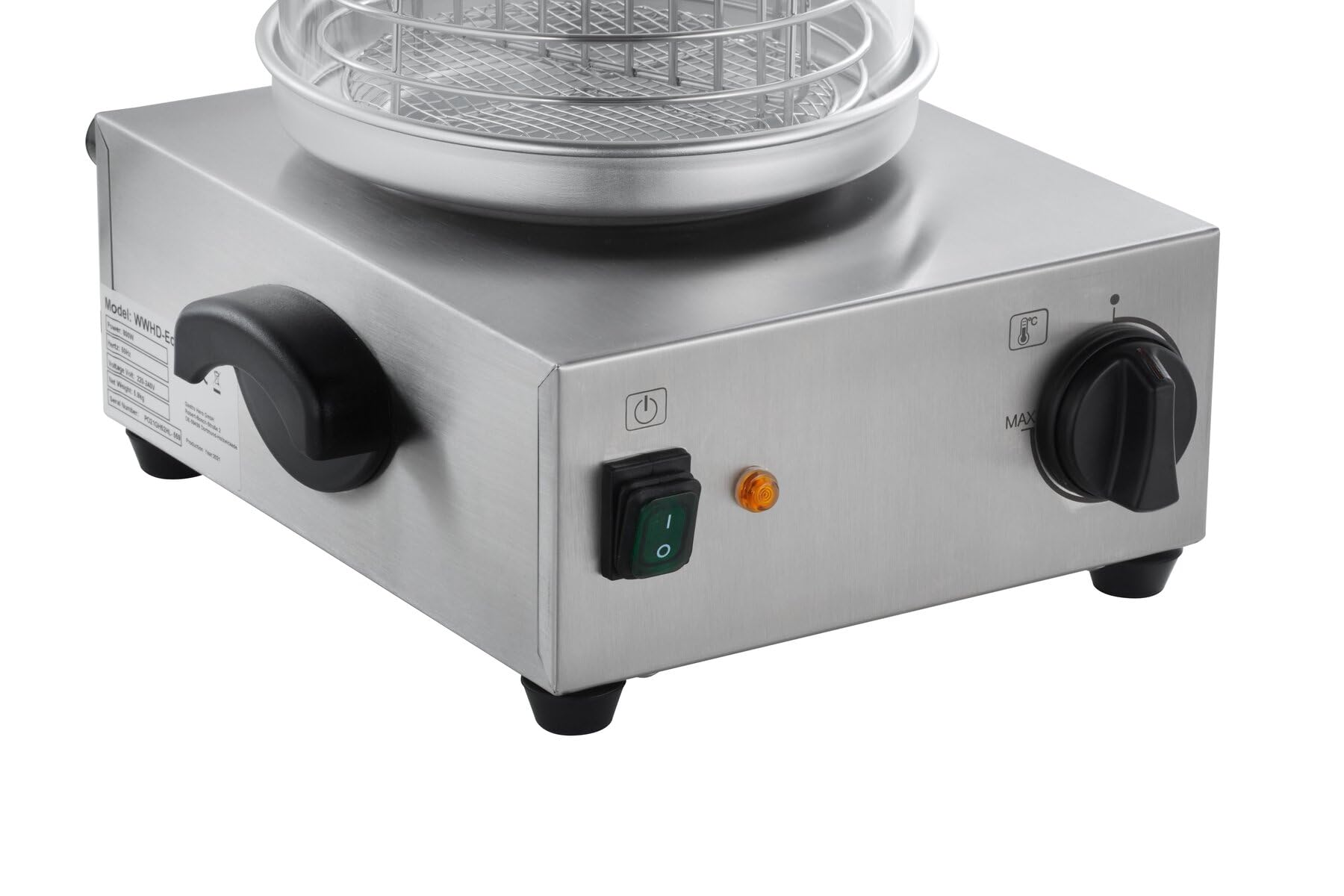 GastroHero Hot Dog Maker & Hot Dog Maker & scalda salsicce, compatto Hotdog Maker per snack e gastronomia, fornello per salsicce e macchina hot dog