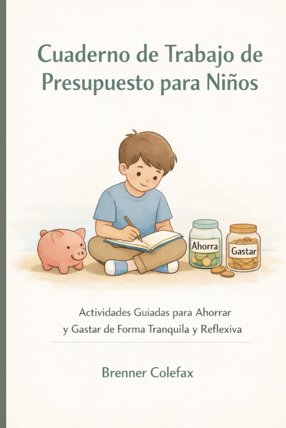Cuaderno de Trabajo de Presupuesto para Niños: Actividades Guiadas para Ahorrar y Gastar de Forma Tranquila y Reflexiva