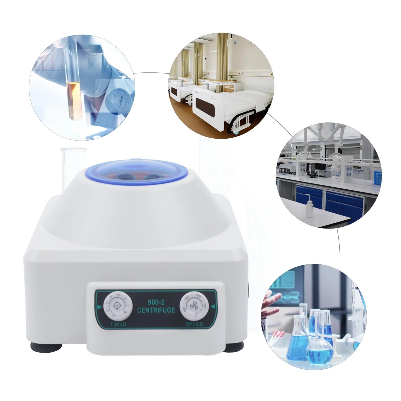 Centrífuga De Plasma Eléctrica De Laboratorio De 4000 RPM, Máquina Médica, Centrífuga De Sobremesa Portátil For Suero Aislado PRP