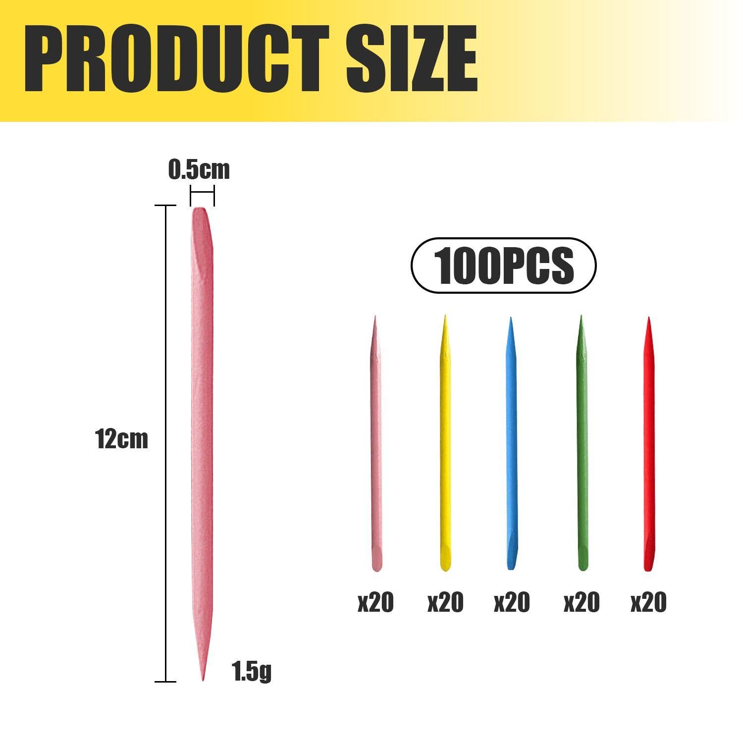 Activité Créative Lot De 50 Pinceaux à Gratter En Bois + Trousse De Rangement - Stylos à Gratter Pour Enfants | Art & Créativité Outil Enfant