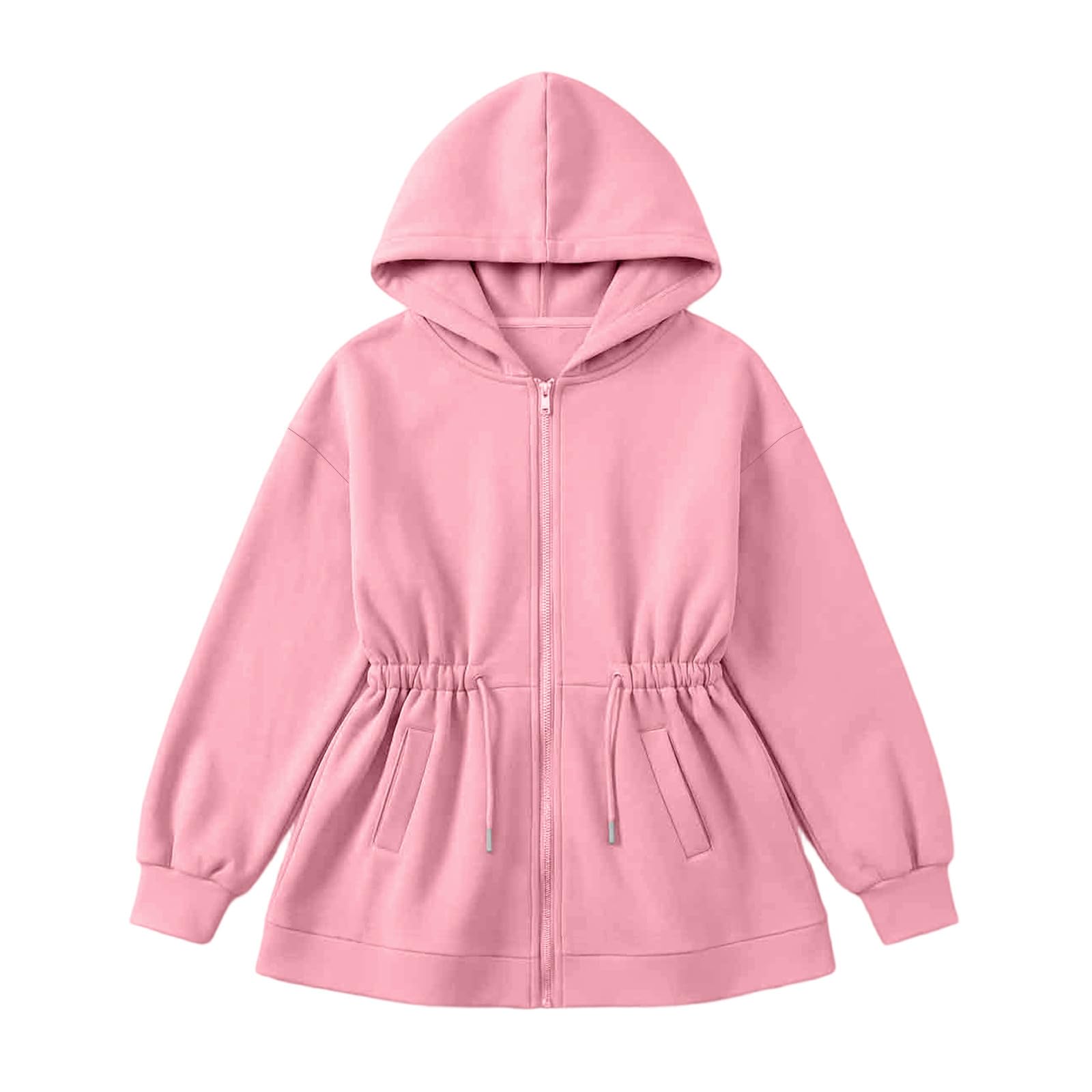 Felpa per Bambina con Cappuccio Maniche Lunghe Hoodie Morbida Caldo
