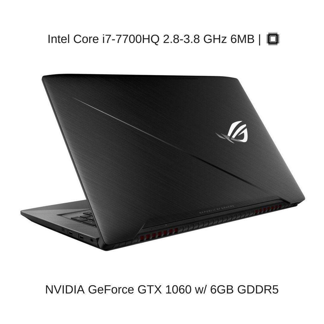 HIDevolution ASUS ROG Strix GL703VM 17 inch Gaming Laptop | 2.8