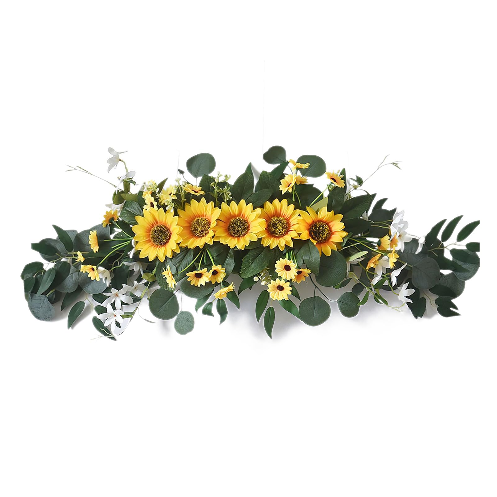 OSNIYAW Artificial Flower Swag for Wedding Ceremony Sign Party Table Centerpieces Decoration Flower Arrangement Outdoor Wedding Decoration