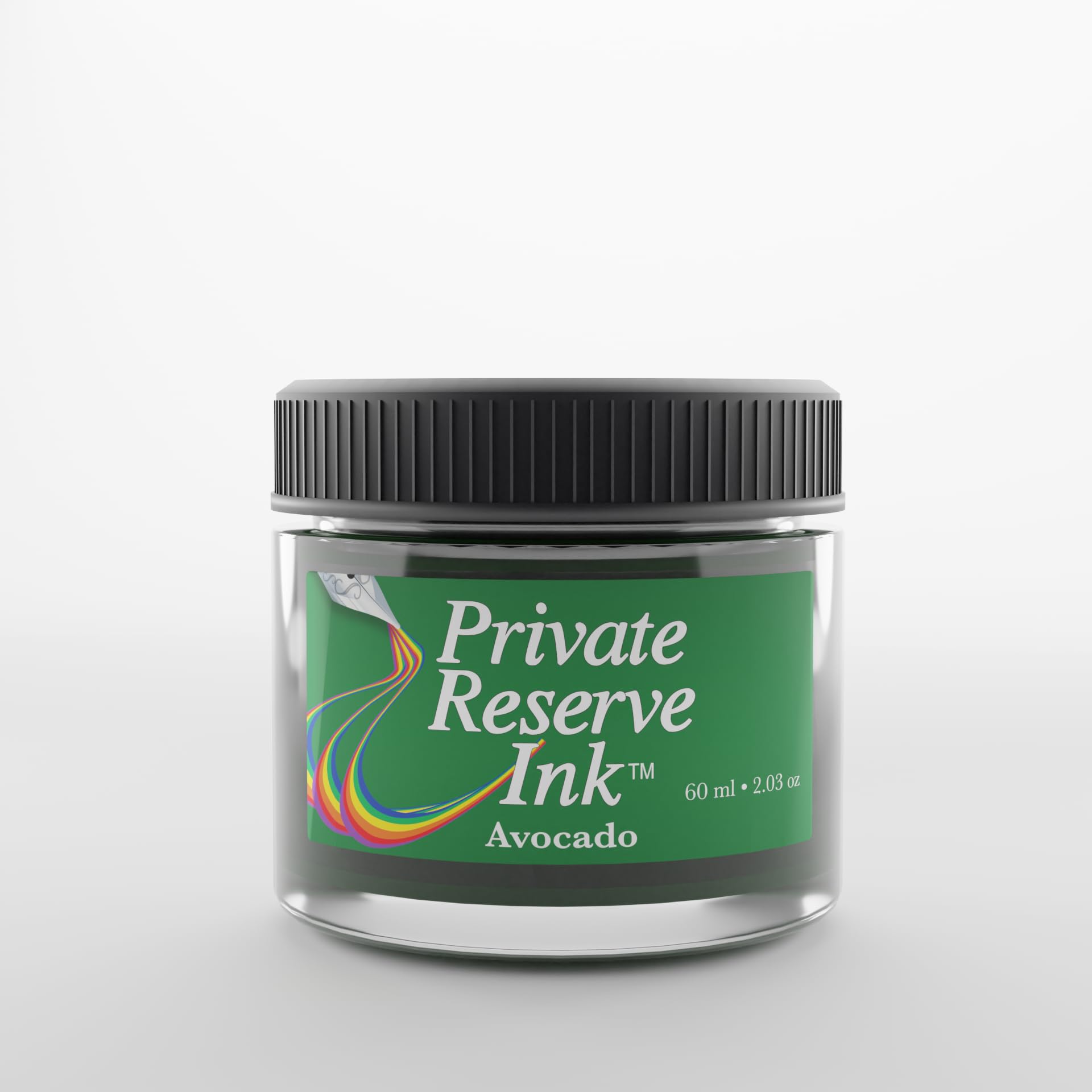 Private Reserve Ink Avocado – Premium 60ml Fountain Pen Ink Bottle | Rich, Nature-Inspired Green | Fast-Drying, Archival Quality & pH-Balanced | Ideal