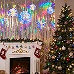BTSD-home Iridescent Party Decorations, Hanging Honeycomb Balls, Paper Fans & 3D Star Ornaments, Holographic Ceiling Decor for Birthday, Wedding, Baby Shower, Christmas, Disco & Euphoria Theme Parties - Image 2