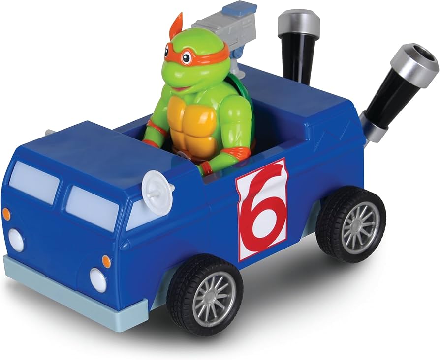 Amazon.com: NKOK Pull Back Kart Racer TMNT Michelangelo Channel