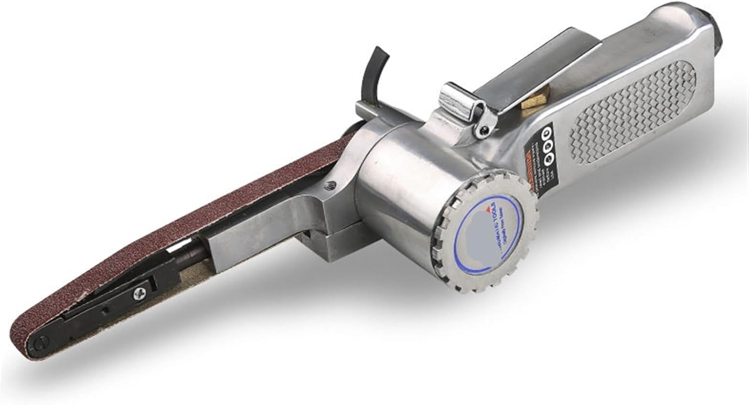 10 * 330mm Air Belt Sander Angle Grinding Machine Compressor Sanding Pneumatic Polishing Tool Set