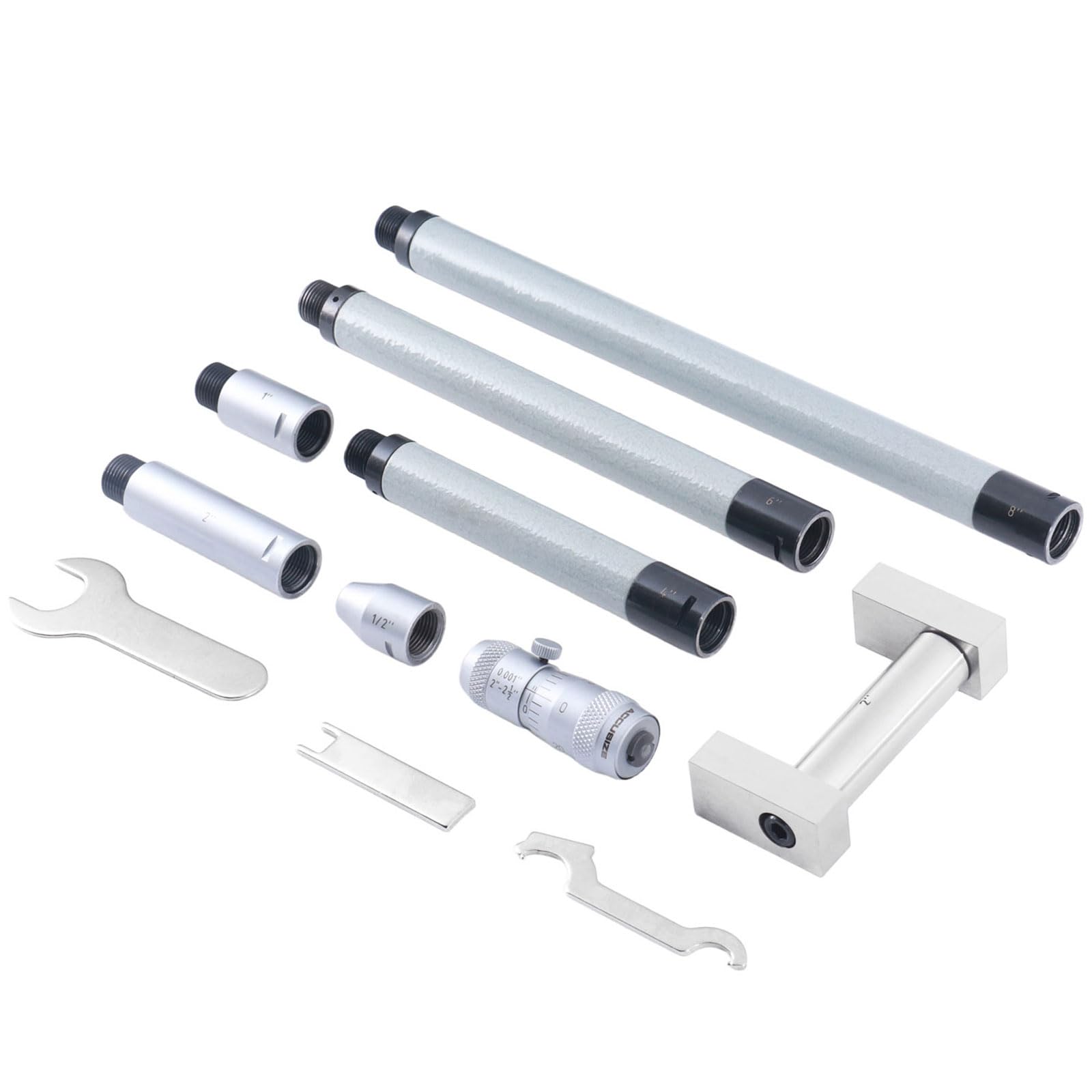 Accusize Inside Micrometer Set - 2-24 Inch Range -4