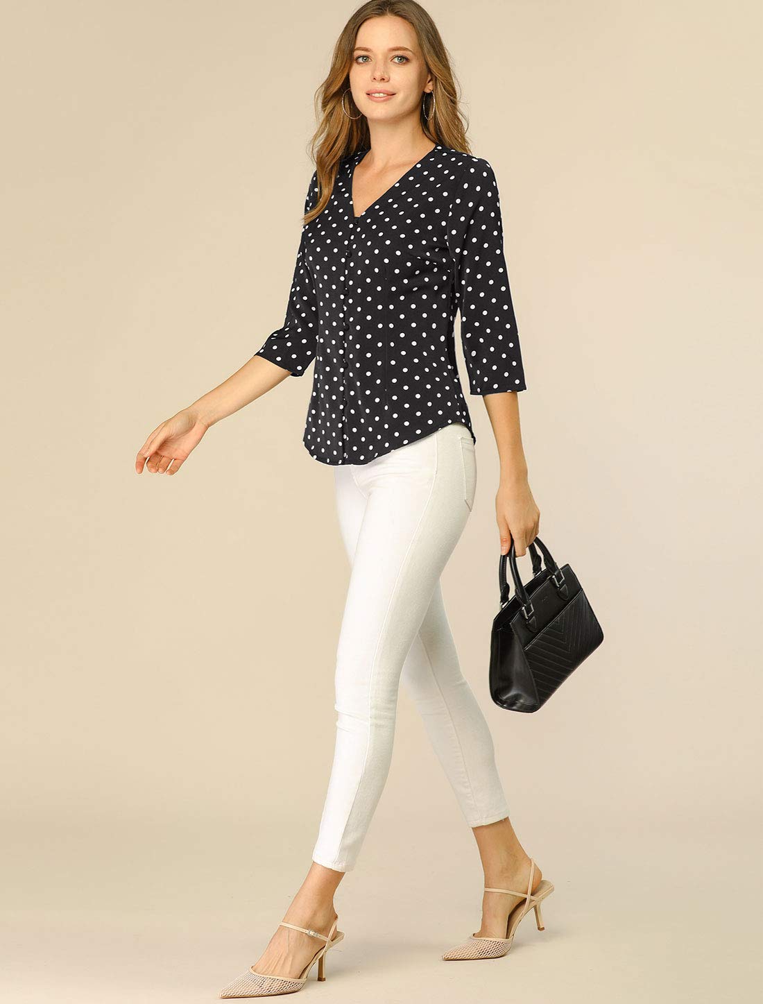 Allegra K Shirt Fiesta Mujer (Pack de 1)