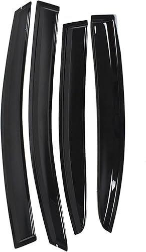 waltyotur 4 unidades de visera de ventilación lateral para ventana lateral, protector de lluvia, deflector, estilo deflector, repuesto para Subaru