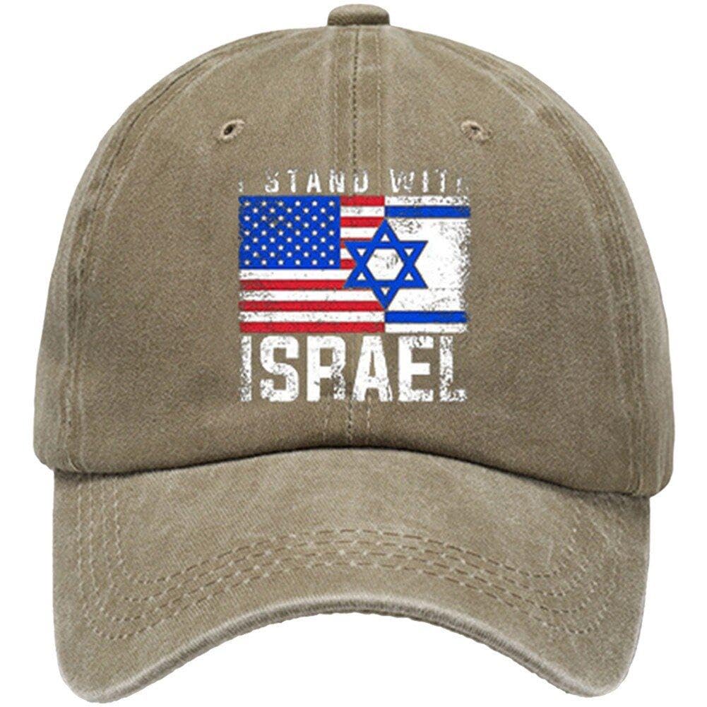 Sanfly Israel Flag Unisex Hats Fashion Adjustable Baseball Cap for Men Women