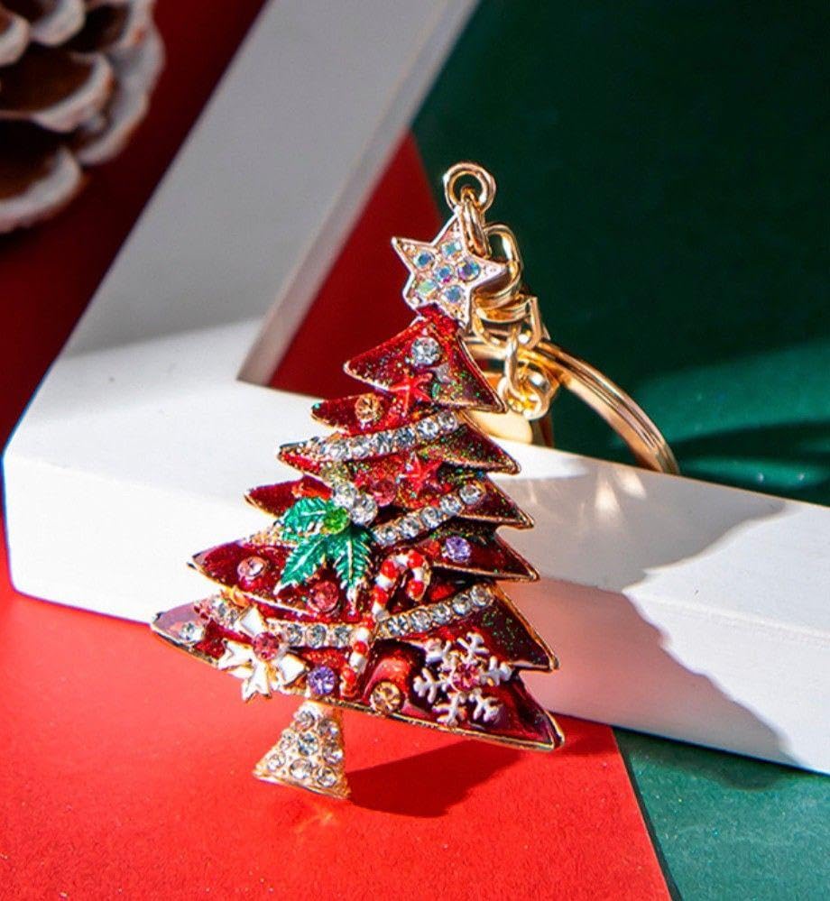 Amazon.co.jp: クリスマスツリー キーホルダー バッグチャーム