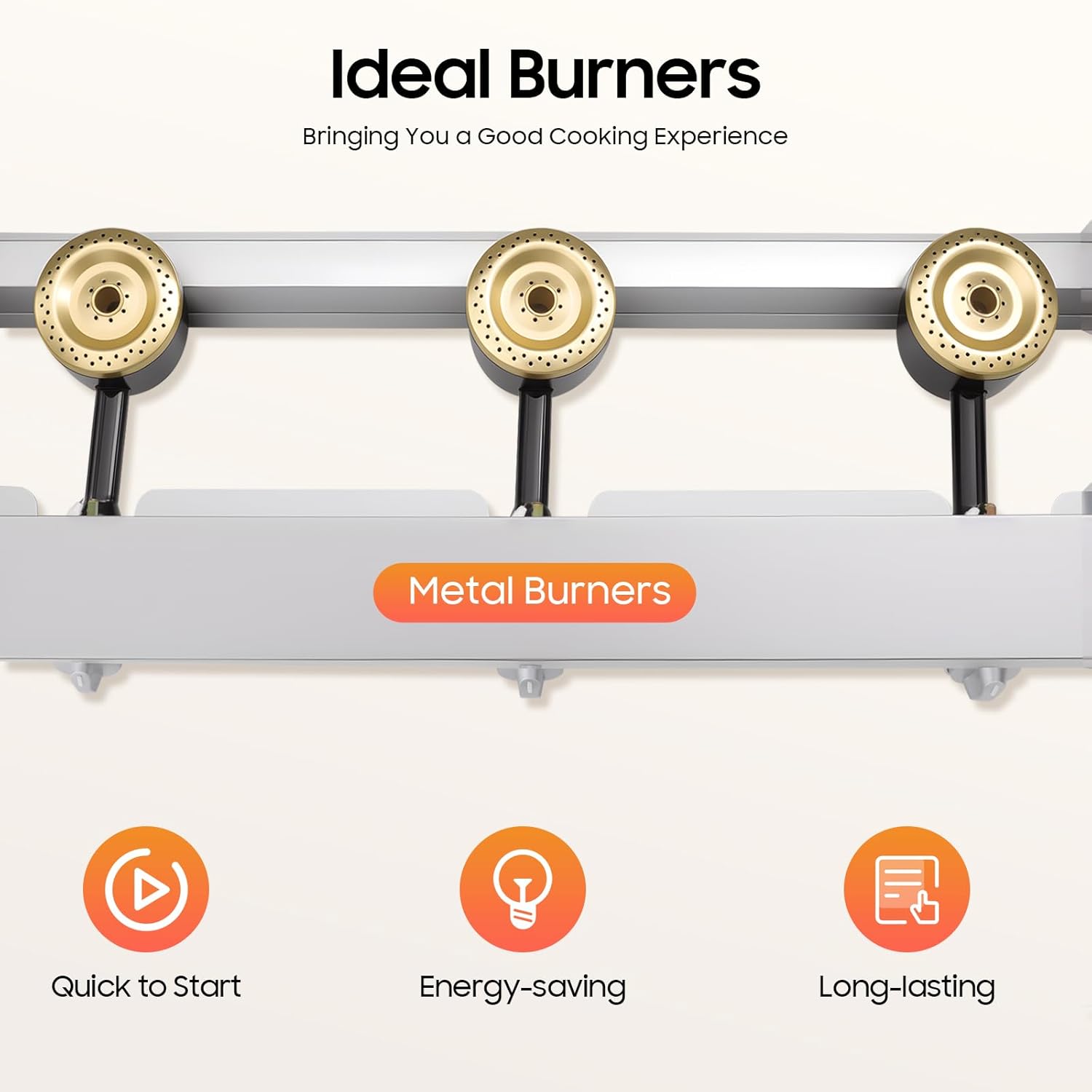 3-Pan Gas Food Heating Pot, Commercial Gas Deep Fryer Electric Food Warmer, Countertop Stainless Steel Steam Table Warmer Restaurant Buffet Catering Steam for Catering Restaurants Home Party