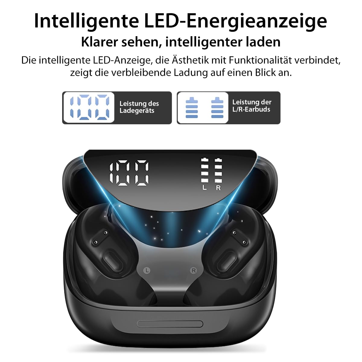 Blackview AirBuds 4: Cuffie Bluetooth 5.3, Auricolari Wireless Interni, Bianche