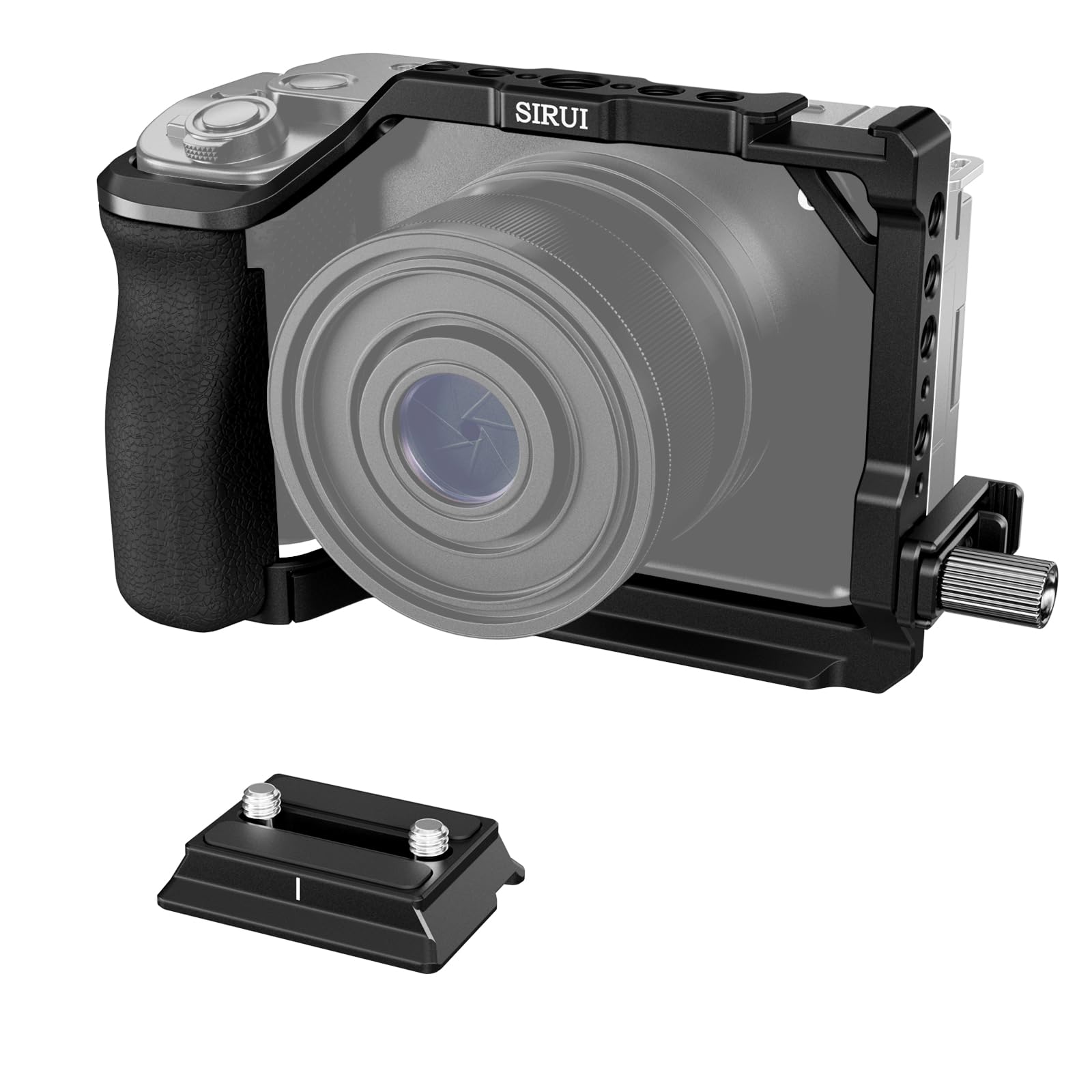 Amazon.co.jp: SIRUI カメラケージ Sony ZV-E1用 シリコングリップと 