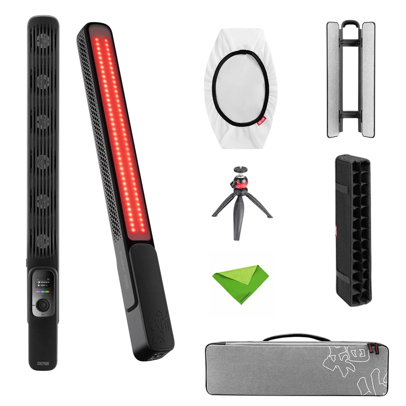 ZHIYUN FIVERAY 100W F100 RGB撮影ライト Amazon | Zhiyun F100 ライト ワンド RGB LED ビデオ ライト 100W