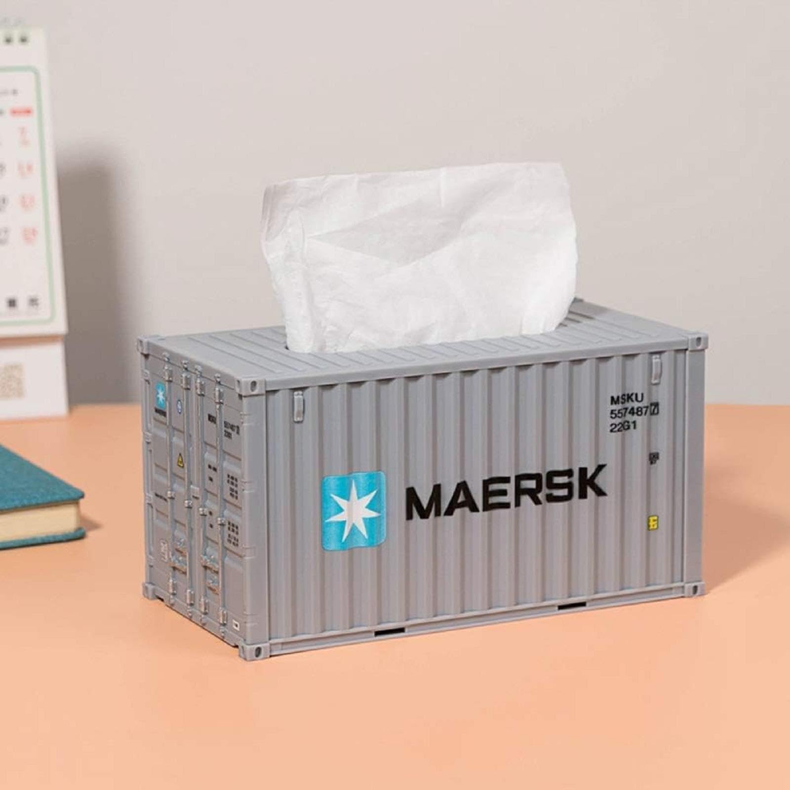 Marye-Kelley TB7-Black-Pink Roses, Pink Hydrangea, Blue Irises Tissue Box Cover