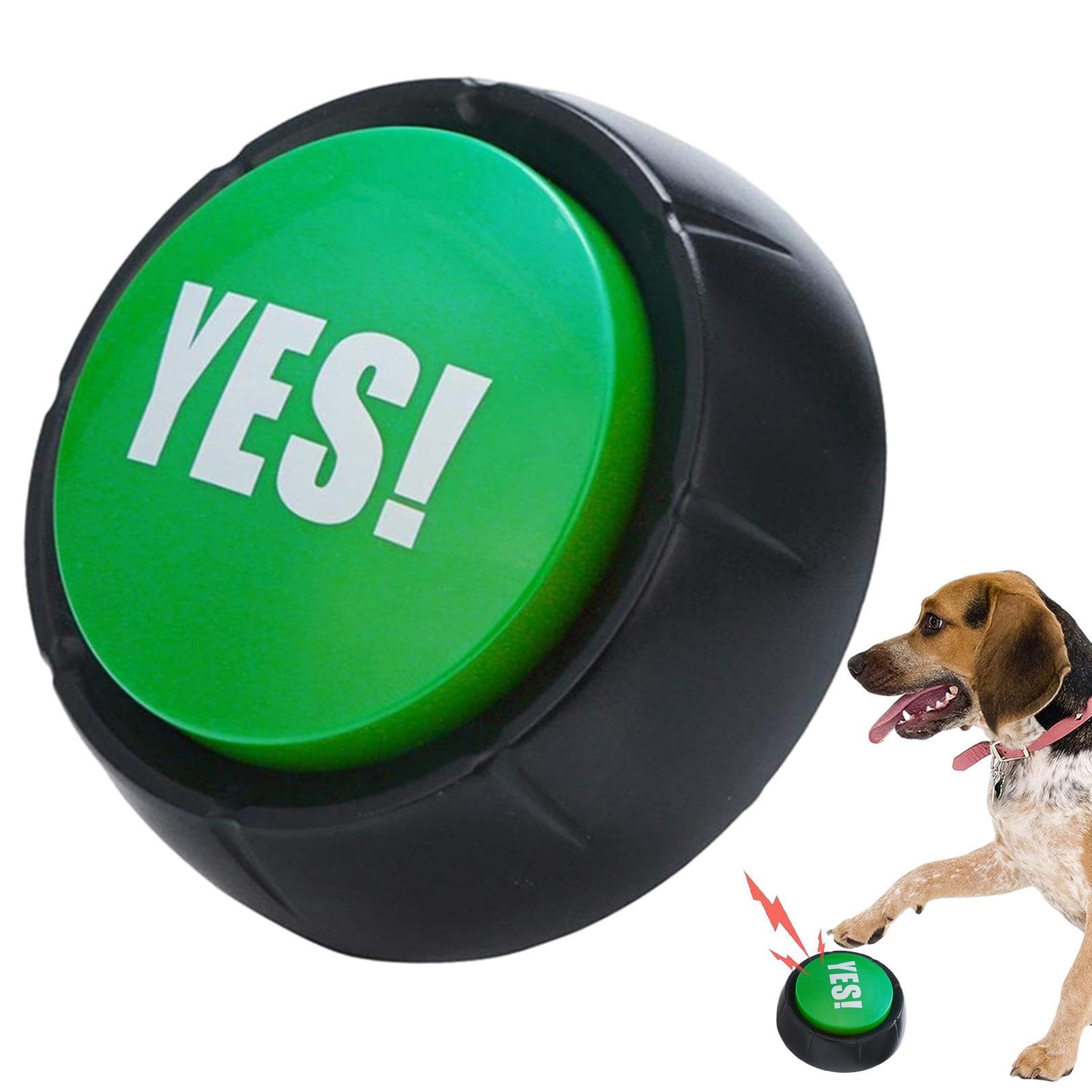 Geluidsknop: grappige knoppen met geluid, sprekende toetsen voor communicatie, Joy Buzzer, ja- en nee-toetsen, luider en duidelijker voor communicatie. Cypreason