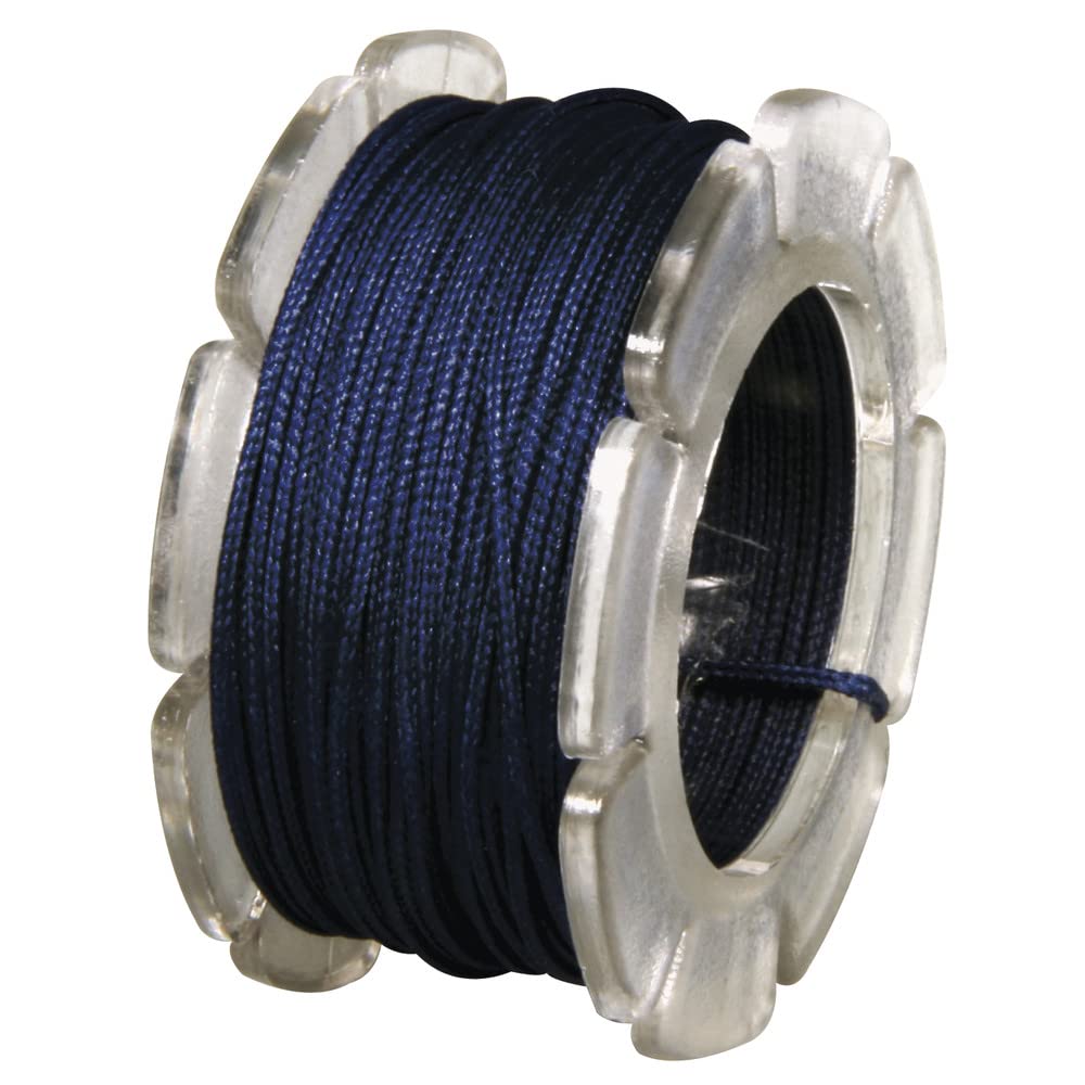Rayher 89812372 Wax Cord with Nylon Core â€“ 0.6 mm Ãƒ ¸, Spule Self-Service Bag/Pack of 10 m