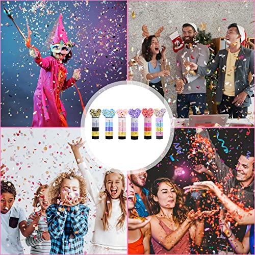 6 x Sparacoriandoli Compleanno Cannoni Spara