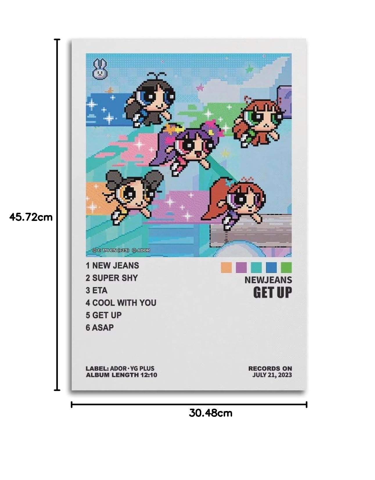 Amazon.co.jp: Wigonda アルバムカバーポスター NewJeans ポスター Get