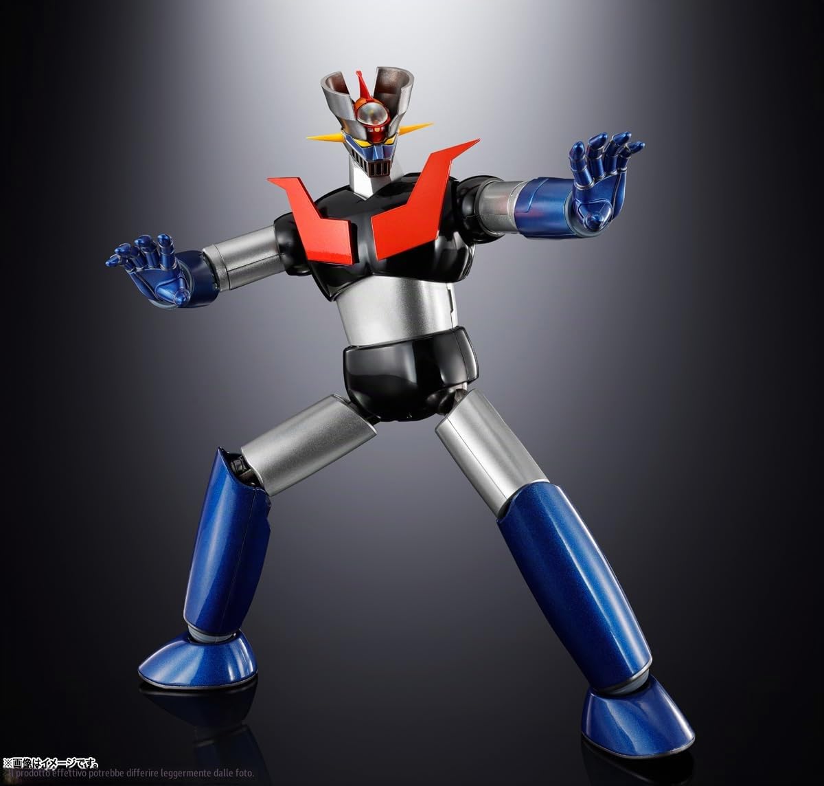 TAMASHII NATIONS Soul of Chogokin GX-117 Mazinger Z (tipo rinforzato) Shinka in pelle - KAKUMEI SHINKA - circa 6,5 pollici (165 mm), pressofuso e ABS, action figure dipinte