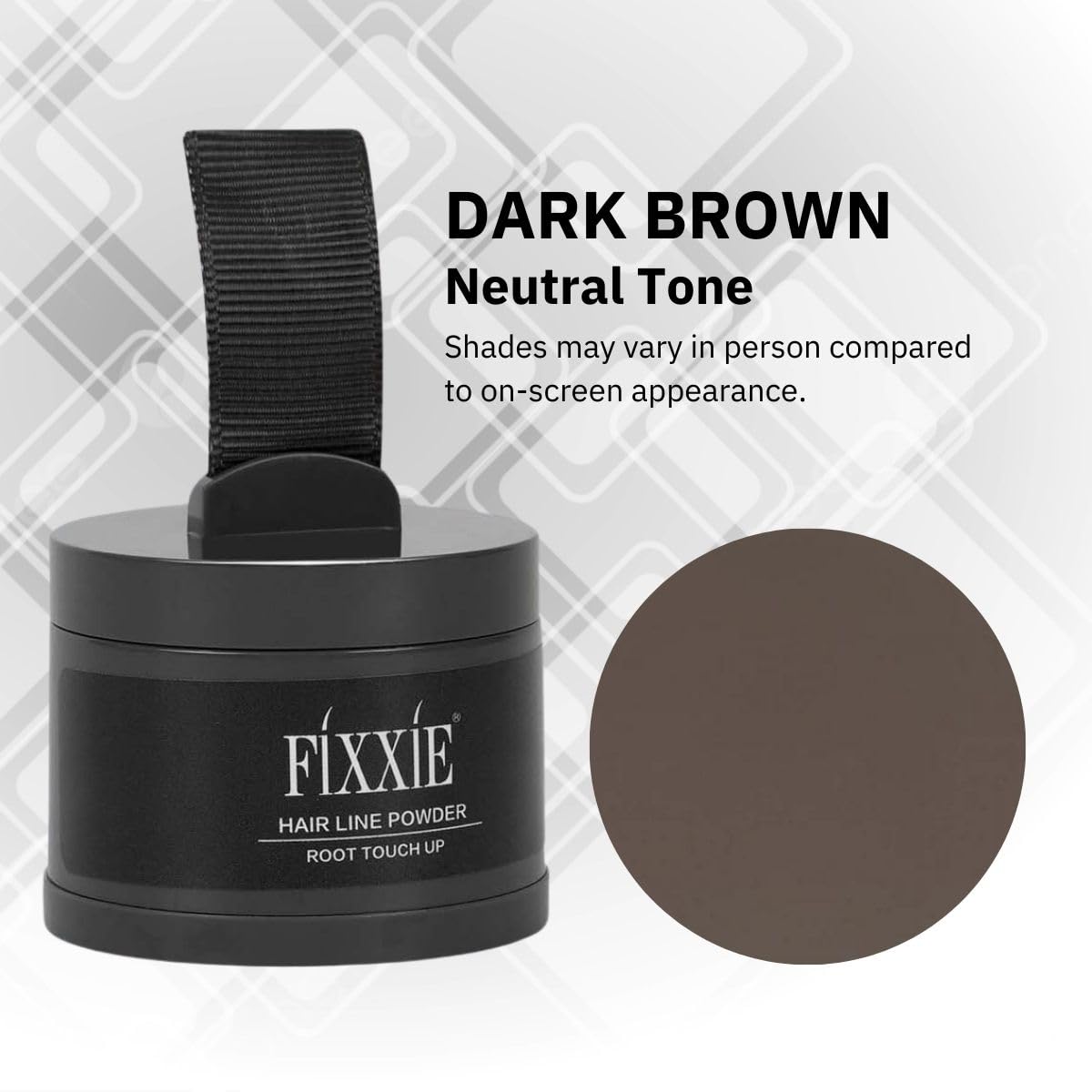 Hairline Powder, Root Touch Up Dark Brown Powder, Instant Hair Loss Concealer Hair Powder for Thinning Hair, Windproof & Sweatproof Hair Root Cover Up Powder with Mirror and Puff - Image 2