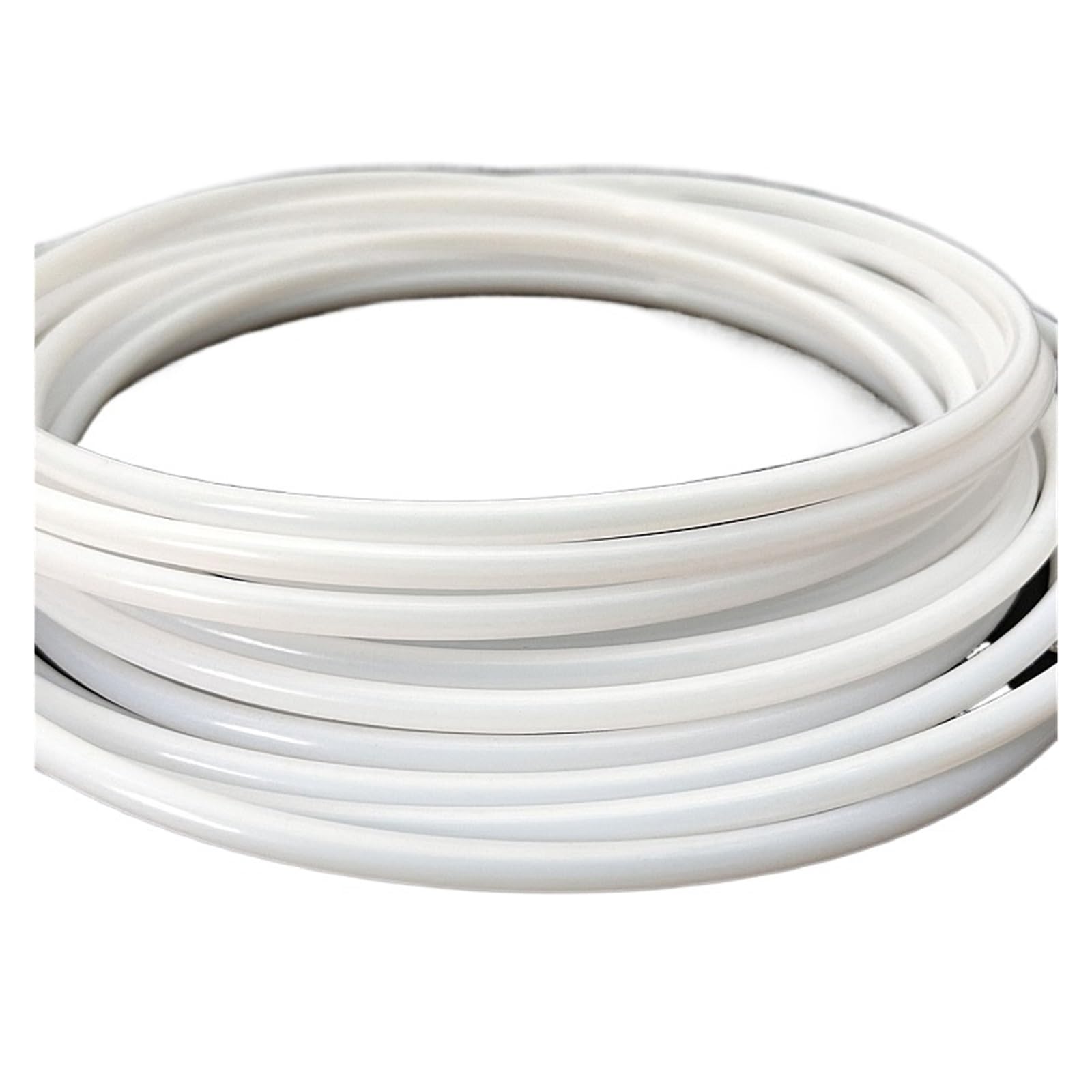 Resistencia a altas temperaturas, 260 grados C, tubo de PTFE blanco, diámetro interior de 1 mm ~ 14 mm, tubo aislante flexible antiadherente resistente a los productos químicos (10 m de diámetro