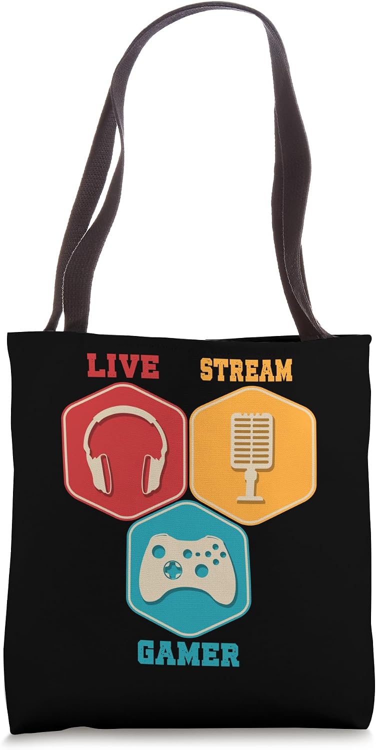 Live Stream Gamer Video Game Online Game Live Streamer Tote Bag