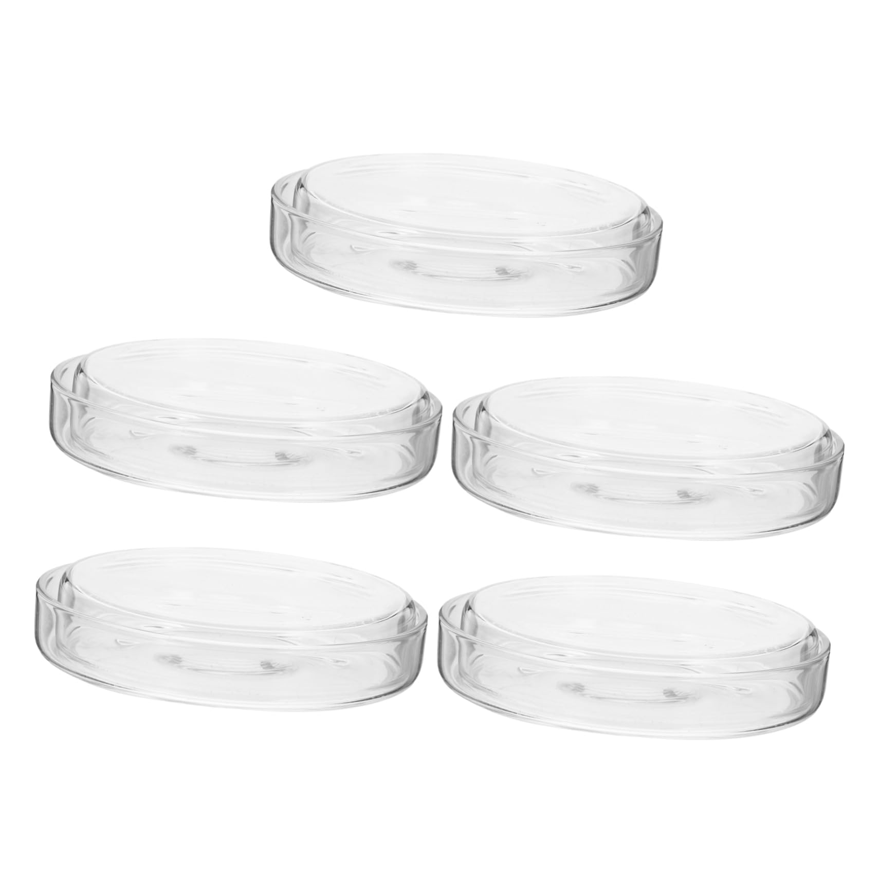 SOLUSTRE 15piezas Placas De De Transparentes Para De Dishes Redondos Resistentes Roturas Herramienta Para Experimentos Científicos y Docencia