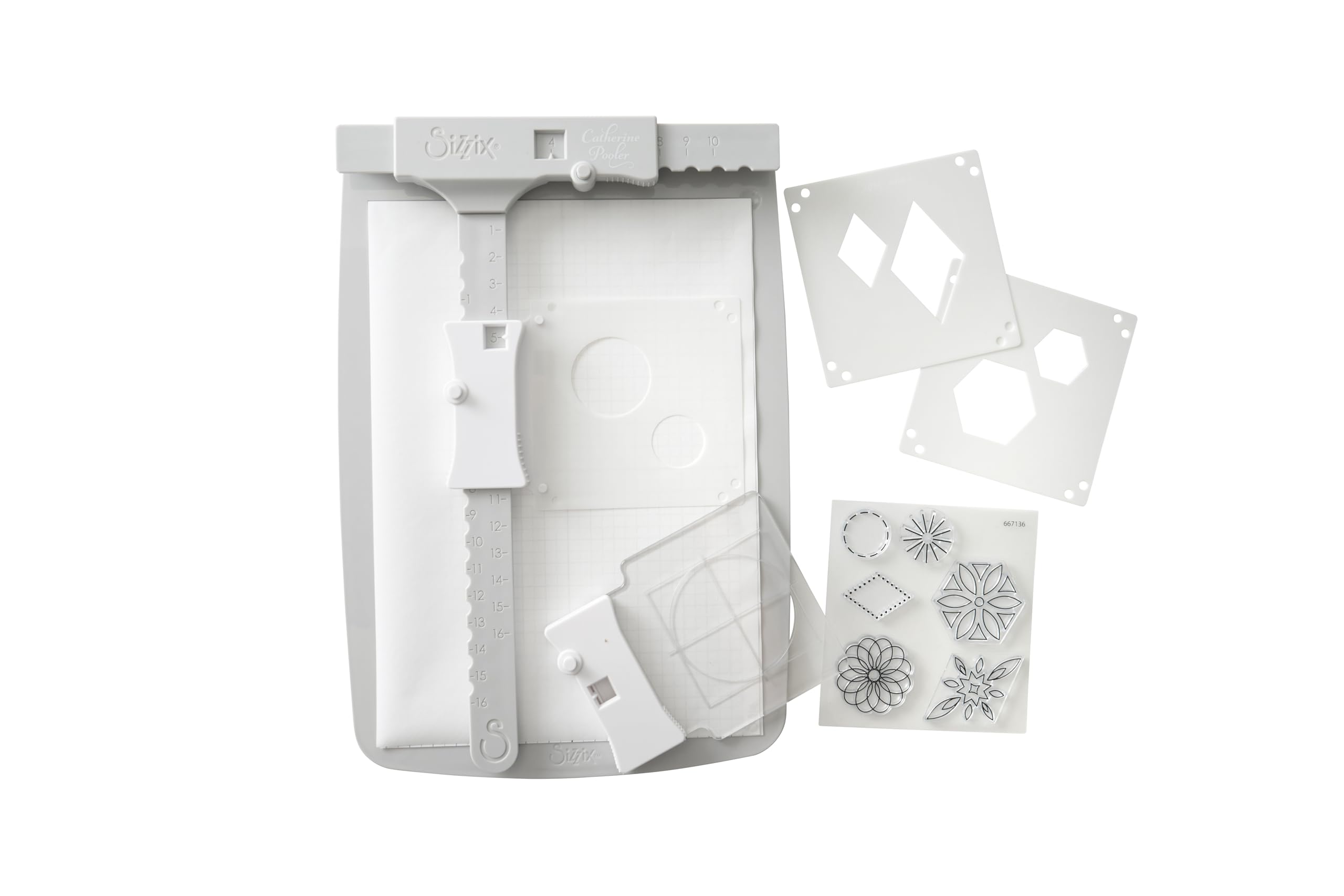 Sizzix Print and Pattern Starter Kit, Stencil & Stamp Tool Accessory — view 2