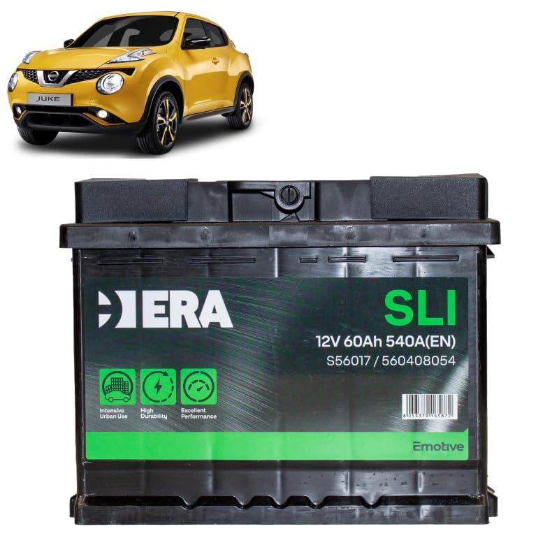 Batteria 60Ah per Nissan Juke 1.6 benzina 2010+