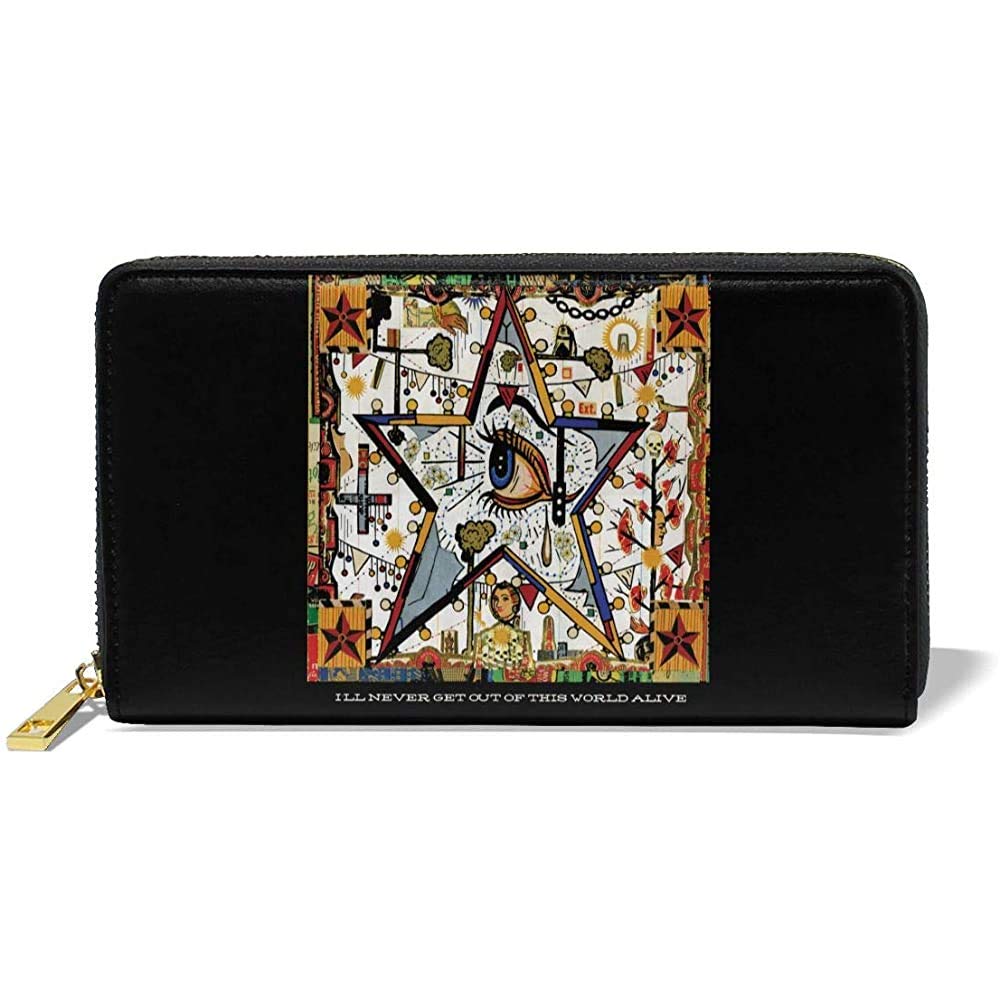 Wallet,Steve Earle Women's Wallets 12 Slots Leather Purse Impressive Zipper Clutchs for Mother Daughter Girlfriend,10.5(W) x20.5(L) x2.7(T) cm