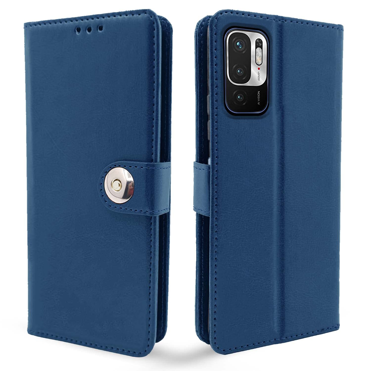 Redmi Note 10T 5G / Poco M3 Pro 5G Flip Cover - Leather Wallet Stand -1 Redmi Note 10T 5G / Poco M3 Pro 5G Flip Cover - Leather Wallet Stand -1