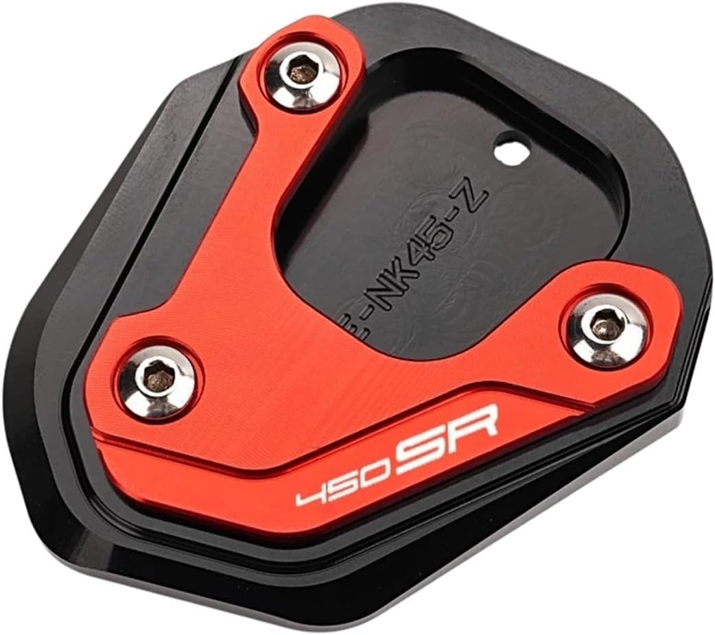 Motorcycle Kickstand Enlarge Plate For CF&MOTO 450NK 450SR 450CLC 2023 2024 Motorcycle CNC Side Stand Kickstand Enlarged Plate Foot Pad Accessories