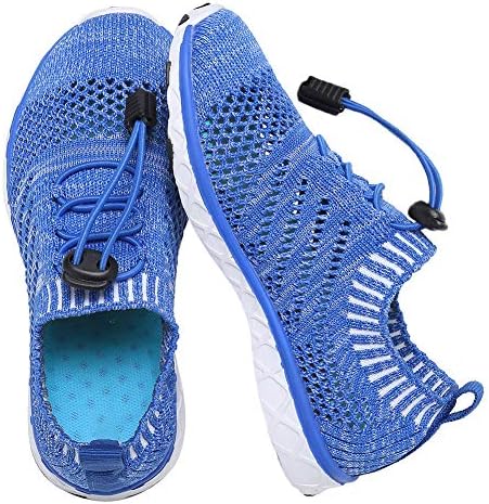 EQUICK Kids Water Shoes Boys & Girls Aqua Shoes Swim Shoes Athletic Sneakers Lightweight Sport Shoes,U218SSXT007-Roya-32