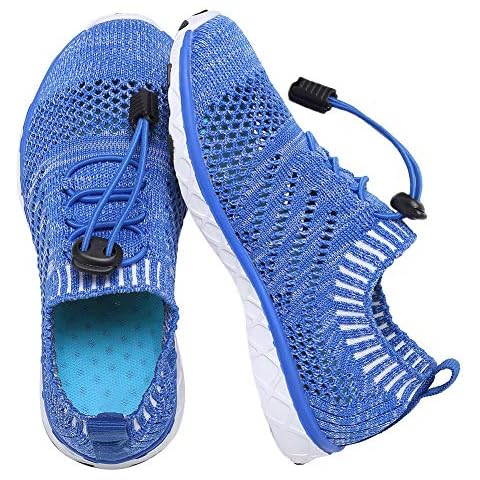 EQUICK Kids Water Shoes Boys & Girls Aqua Shoes Swim Shoes Athletic Sneakers Lightweight Sport Shoes,U218SSXT007-Roya-30 Cover