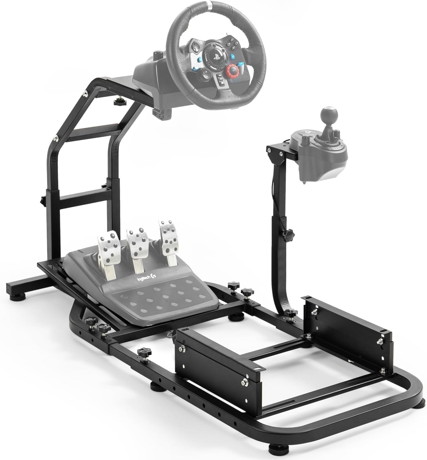 Racing simulator stand