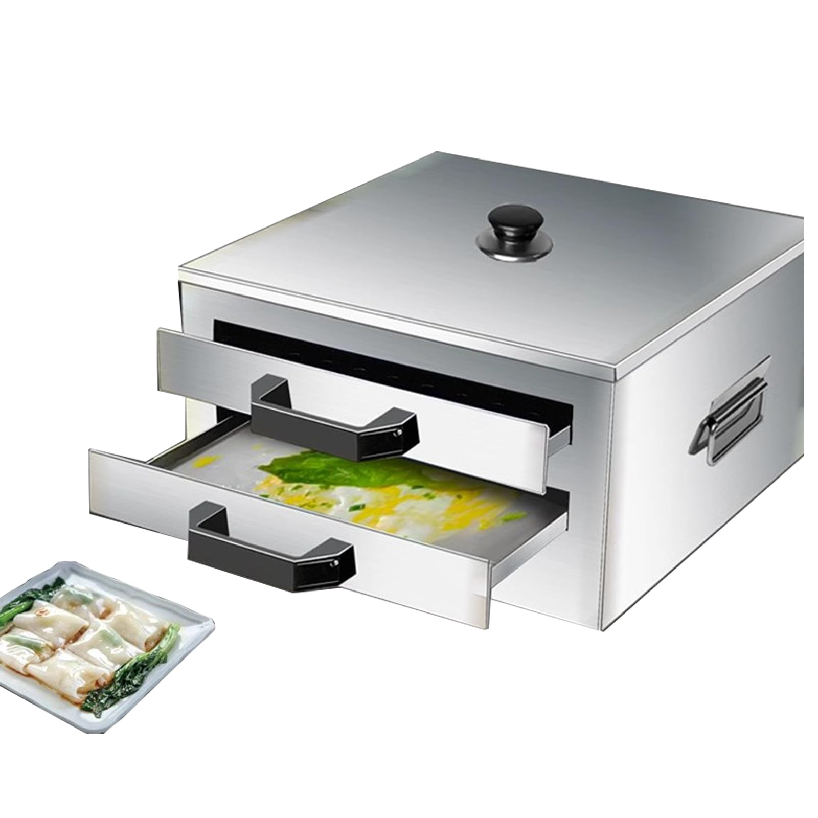 Cuiseur vapeur compact pour brunch asiatique et raviolis maison