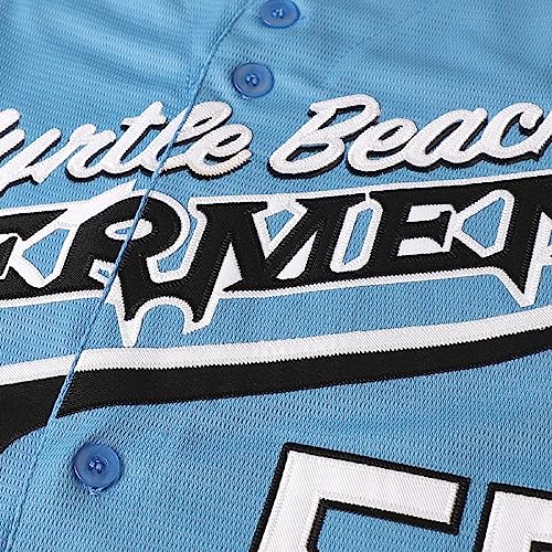 Jersey Kenny Powers 55 Charros Eastbound and Down Myrtle Beach Mermen para Hombre talla S a XXXL miniatura 4